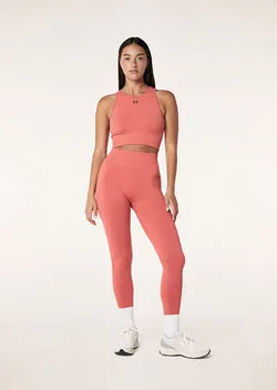 RESTORE SEAMLESS LEGGING IN BRICK RED