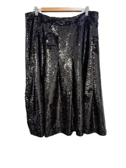 Simone Rocha Black Sequin Skirt 12
