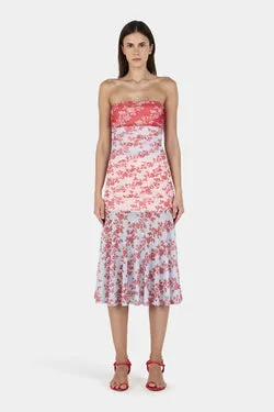 Rosa Midi Dress Tropic Vine Spliced