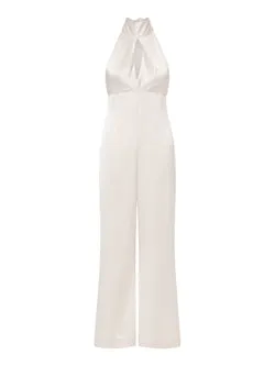 Rachel Jumpsuit - Chalk + Black