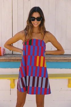 Ramie Mini Dress In Ataya