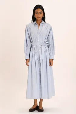 Roma Dress - Seine Stripe