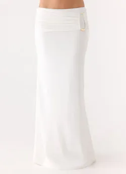 Rosanna Maxi Skirt - White