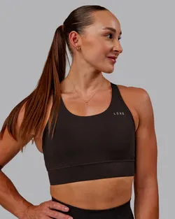 O.G. Accelerate Sports Bra - Dark Walnut