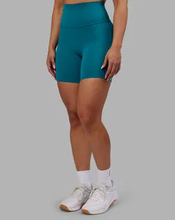 Elixir Ultra High-Rise 6" Short - Blue Coral