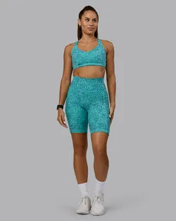 Fusion Ultra High-Rise 9" Short Pockets - Aquatic Awe Vitality Print