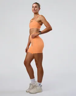 Fusion Ultra High-Rise 6" Short Pockets - Cantaloupe