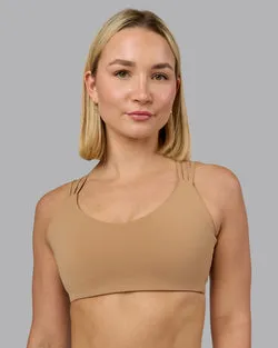 Push The Limit Sports Bra - Light Taupe