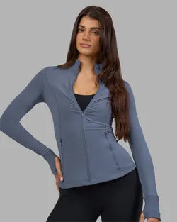 Stride Zip Through Jacket - Night Shadow
