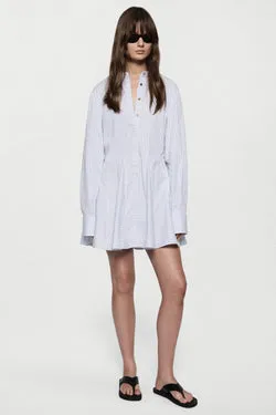 COTTON STRIPE MINI DRESS