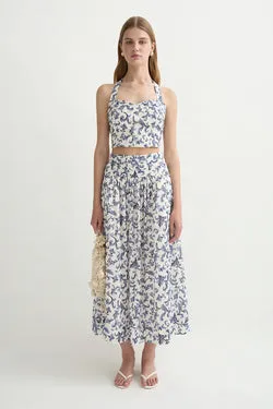 RUE SKIRT - BLUE BAROQUE