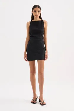 LOTTA LINEN MINI DRESS