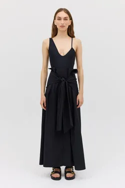 BLACK COTTON NOSTALGIA SKIRT