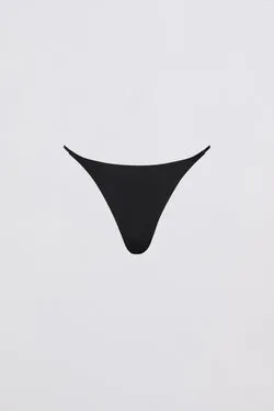 BLACK SPANDEX EXHALE SWIM BOTTOM