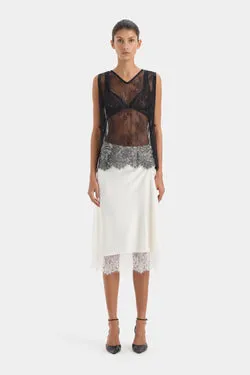 Ingrid Lace Midi Skirt