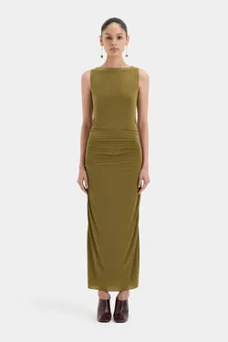 Cascina Twist Midi Dress