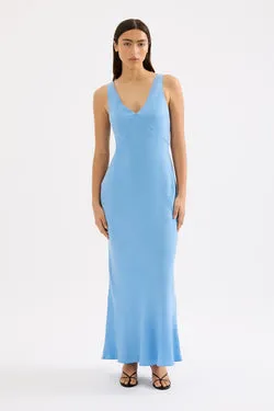 HARPER CUPRO MAXI DRESS