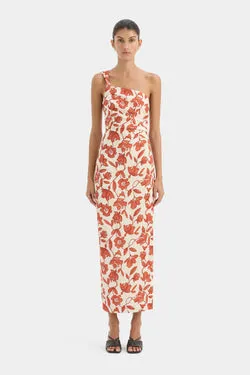 Chloe One Shoulder Midi Dress