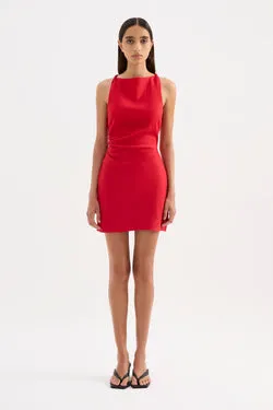 LOTTA LINEN MINI DRESS