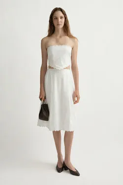 LOIS SKIRT - VINTAGE WHITE