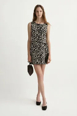 LEXI MINI DRESS - LEOPARD