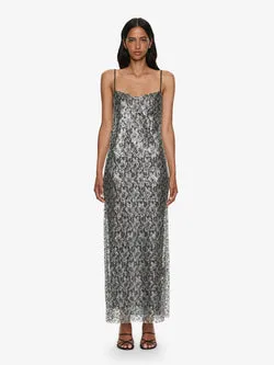 Sequinned Lace Cami Dress