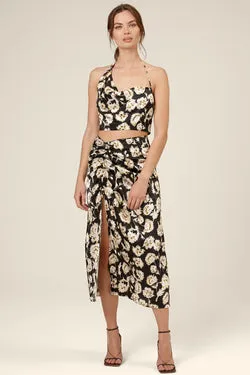 Frances Crop Top - Fan Floral