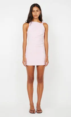 RENE ASYM MINI DRESS - BALLET PINK