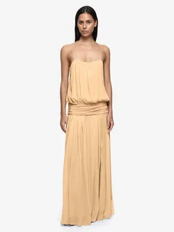 CAMILLE BLOUSON DRESS - SHERBET