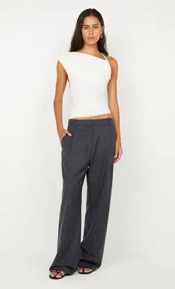 BREE ASYM TOP - WHITE