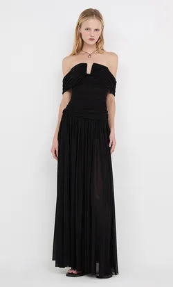 CAMILLE MAXI SKIRT - BLACK