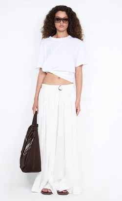 LYNNA MAXI SKIRT - WHITE