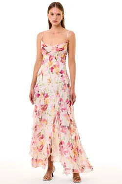 KAMILA GOWN - LUNA IVORY WILDFLOWER