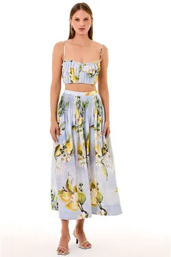 CRINA TOP - ANISA SKY LEMON