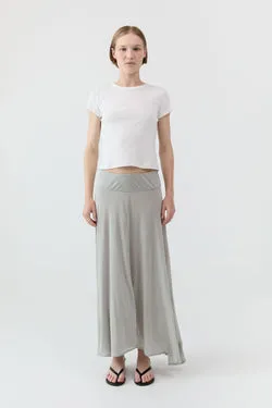 Fluid Jersey Skirt - Soft Ash