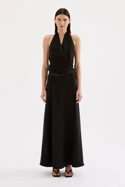 LEON CUPRO MAXI SKIRT