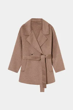 THE LONDON JACKET - CHOCOLATE MELANGE