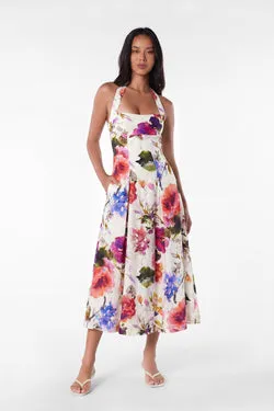 ELISABETH DRESS - WATERCOLOR FLORA