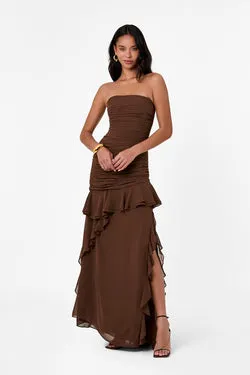 VIOLA DRESS - MOCHA