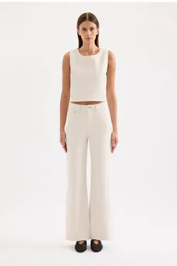 CALI STRETCH WIDE LEG JEAN