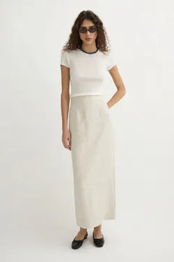 EMMA PENCIL SKIRT - NATURAL