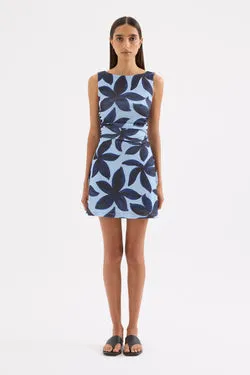 CORFU MESH MINI DRESS