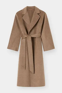 THE CURATED CLASSIC COAT - CHOCOLATE MELANGE