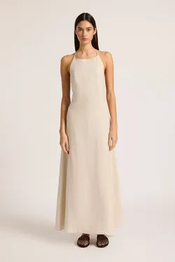 ZIBA LINEN MAXI DRESS