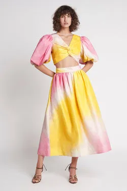 Cloud Burst Midi Skirt