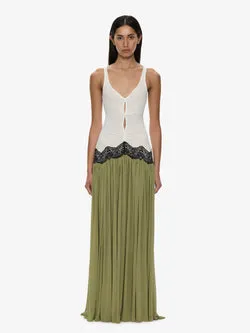 Open Twist Verner Lace Tank Dress