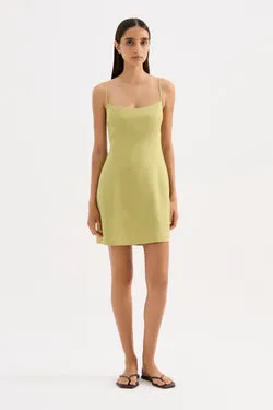 CARMELA LINEN MINI DRESS