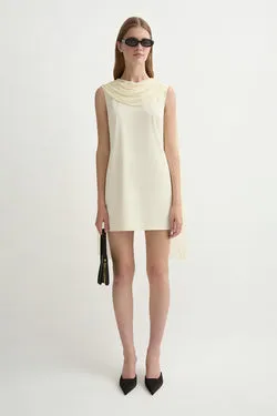 SOLENE MINI DRESS - BUTTER YELLOW