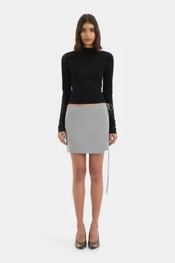 Belle Wrap Mini Skirt