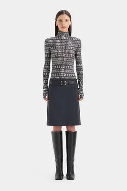 Mathias Tailored Midi Skirt